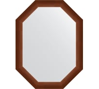 Зеркало EVOFORM в багетной раме - орех 65 mm (62x82 cm) 7075