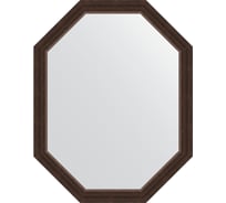 Зеркало EVOFORM в багетной раме - палисандр 62 mm (71x91 cm) 7068