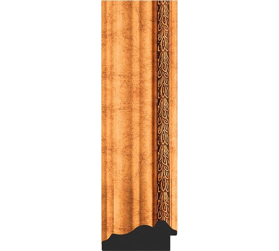 Зеркало EVOFORM в багетной раме - римское золото 88 mm (56x76 cm) 7161