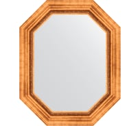 Зеркало EVOFORM в багетной раме - римское золото 88 mm (61x76 cm) 7162