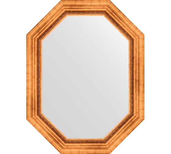 Зеркало EVOFORM в багетной раме - римское золото 88 mm (66x86 cm) 7163