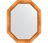 Зеркало EVOFORM в багетной раме - римское золото 88 mm (76x96 cm) 7164