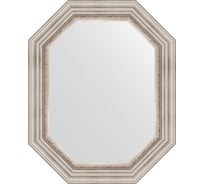Зеркало EVOFORM в багетной раме - римское серебро 88 mm (61x76 cm) 7166