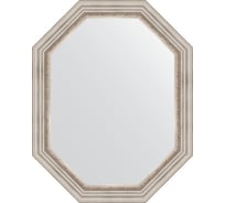 Зеркало EVOFORM в багетной раме - римское серебро 88 mm (76x96 cm) 7168