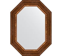 Зеркало EVOFORM в багетной раме - римская бронза 88 mm (56x76 cm) 7169