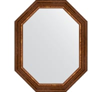 Зеркало EVOFORM в багетной раме - римская бронза 88 mm (76x96 cm) 7172