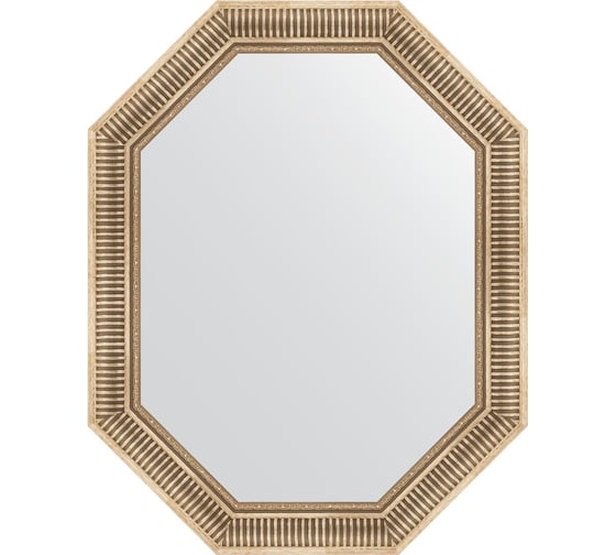 Зеркало EVOFORM в багетной раме - серебряный акведук 93 mm (77x97 cm) 7204 1