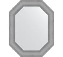 Зеркало EVOFORM в багетной раме - серебряная кольчуга 88 mm (61x76 cm) 7290