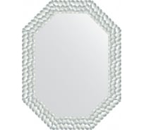 Зеркало EVOFORM в багетной раме - перламутровые дюны 89 mm (66x86 cm) 7303