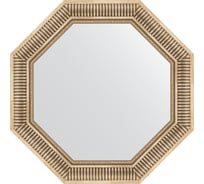 Зеркало EVOFORM в багетной раме - серебряный акведук 93 mm (72x72 cm) 7361