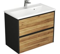 Тумба UNCORIA тронто 80 под умывальник марио 80 см орех лион 58040