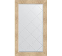 Зеркало EVOFORM с гравировкой в багетной раме - золотые дюны 90 мм (76x131 см) BY 4236