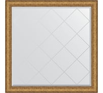 Зеркало EVOFORM с гравировкой в багетной раме - медный эльдорадо 73 мм (104x104 см) BY 4438