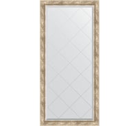Зеркало EVOFORM с гравировкой в багетной раме - прованс с плетением 70 мм (73x155 см) BY 4263