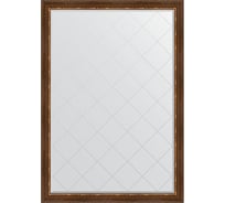 Зеркало EVOFORM с гравировкой в багетной раме - римская бронза 88 мм (131x186 см) BY 4492