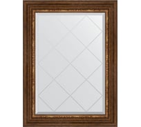 Зеркало EVOFORM с гравировкой в багетной раме - римская бронза 88 мм (66x89 см) BY 4105