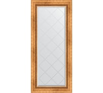 Зеркало EVOFORM с гравировкой в багетной раме - римское золото 88 мм (56x126 см) BY 4060