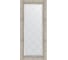 Зеркало EVOFORM с гравировкой в багетной раме - римское серебро 88 мм (56x126 см) BY 4061 1