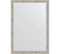 Зеркало EVOFORM с гравировкой в багетной раме - римское серебро 88 мм (131x186 см) BY 4491
