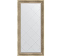 Зеркало EVOFORM с гравировкой в багетной раме - серебряный акведук 93 мм (77x160 см) BY 4282