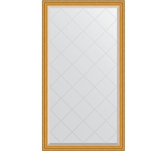 Зеркало EVOFORM с гравировкой в багетной раме - состаренное золото 67 мм (92x167 см) BY 4388 1