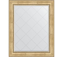 Зеркало EVOFORM с гравировкой в багетной раме - состаренное серебро с орнаментом 120 мм (102x127 см) BY 4385