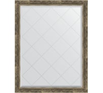 Зеркало EVOFORM с гравировкой в багетной раме - старое дерево с плетением 70 мм (93x118 см) BY 4350