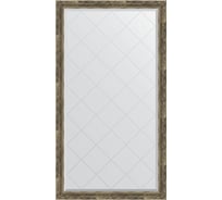 Зеркало EVOFORM с гравировкой в багетной раме - старое дерево с плетением 70 мм (93x168 см) BY 4393