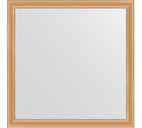 Зеркало EVOFORM в багетной раме - клен 37 mm (60x60 cm) 0612