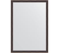 Зеркало EVOFORM в багетной раме - витой махагон 28 mm (48x68 cm) 0624