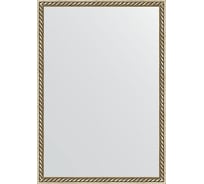 Зеркало EVOFORM в багетной раме - витая латунь 26 mm (48x68 cm) 0634