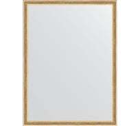 Зеркало EVOFORM в багетной раме - витое золото 28 mm (58x78 cm) 0640