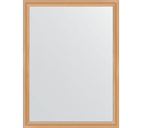 Зеркало EVOFORM в багетной раме - клен 37 mm (60x80 cm) 0646