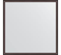 Зеркало EVOFORM в багетной раме - махагон 22 mm (68x68 cm) 0655