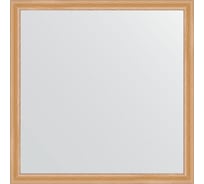 Зеркало EVOFORM в багетной раме - клен 37 mm (70x70 cm) 0663