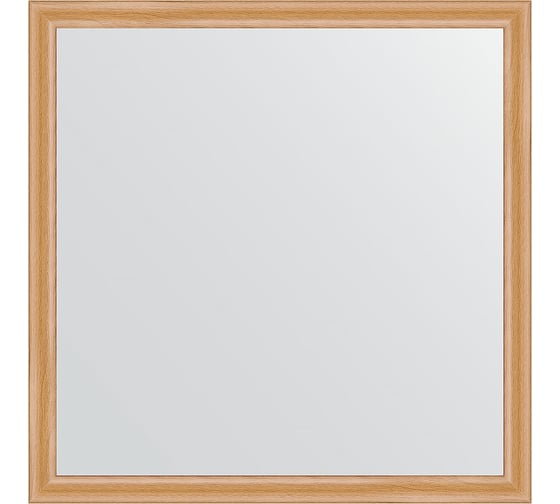 Зеркало EVOFORM в багетной раме - клен 37 mm (70x70 cm) 0663 1