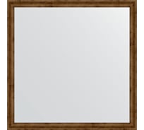 Зеркало EVOFORM в багетной раме - красная бронза 37 mm (70x70 cm) 0664