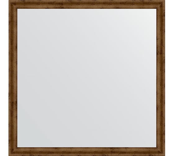 Зеркало EVOFORM в багетной раме - красная бронза 37 mm (70x70 cm) 0664