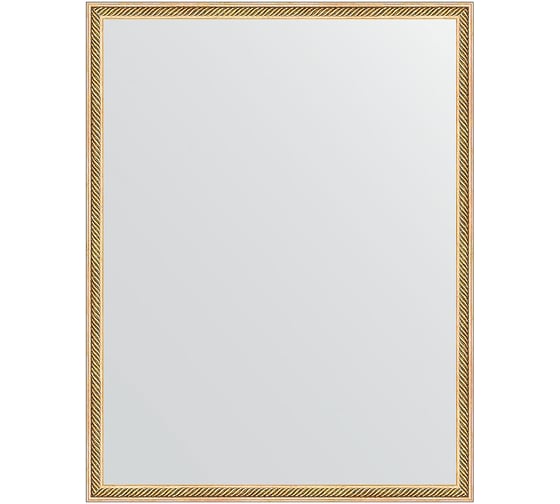Зеркало EVOFORM в багетной раме - витое золото 28 mm (68x88 cm) 0675 1