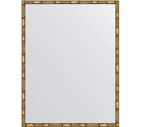 Зеркало EVOFORM в багетной раме - золотой бамбук 24 mm (67x87 cm) 0678
