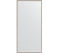 Зеркало EVOFORM в багетной раме - витое серебро 28 mm (48x98 cm) 0691