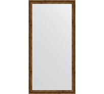 Зеркало EVOFORM в багетной раме - красная бронза 37 mm (50x100 cm) 0699