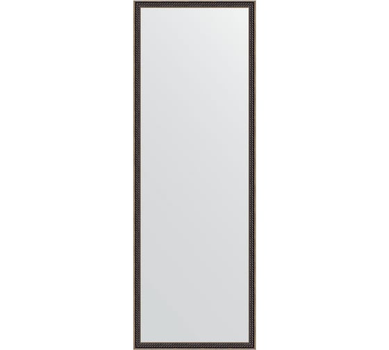 Зеркало EVOFORM в багетной раме - витой махагон 28 mm (48x138 cm) 0710 1