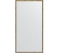 Зеркало EVOFORM в багетной раме - витая латунь 26 mm (58x108 cm) 0737
