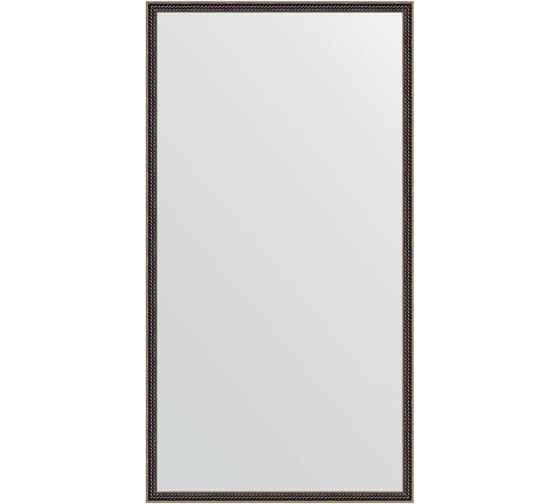 Зеркало EVOFORM в багетной раме - витой махагон 28 mm (68x128 cm) 0744 1