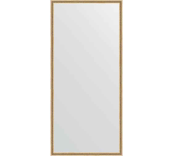 Зеркало EVOFORM в багетной раме - витое золото 28 mm (68x148 cm) 0760 1