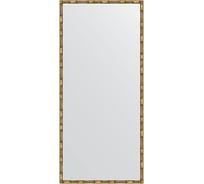 Зеркало EVOFORM в багетной раме - золотой бамбук 24 mm (67x147 cm) 0763