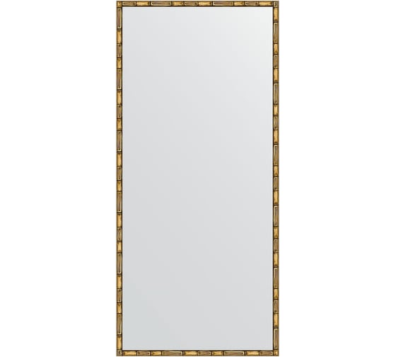 Зеркало EVOFORM в багетной раме - золотой бамбук 24 mm (67x147 cm) 0763 1