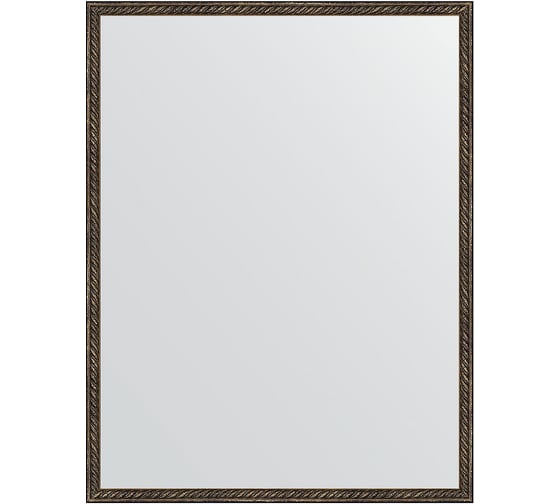 Зеркало EVOFORM в багетной раме - витая бронза 26 mm (68x88 cm) 1032 1