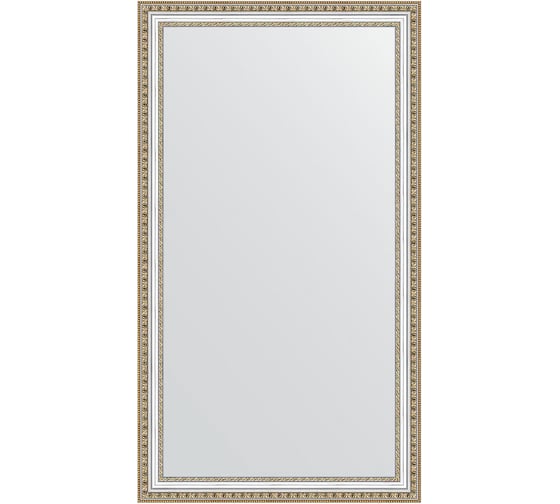 Зеркало EVOFORM в багетной раме - золотые бусы на серебре 60 mm (65x115 cm) 1087 1